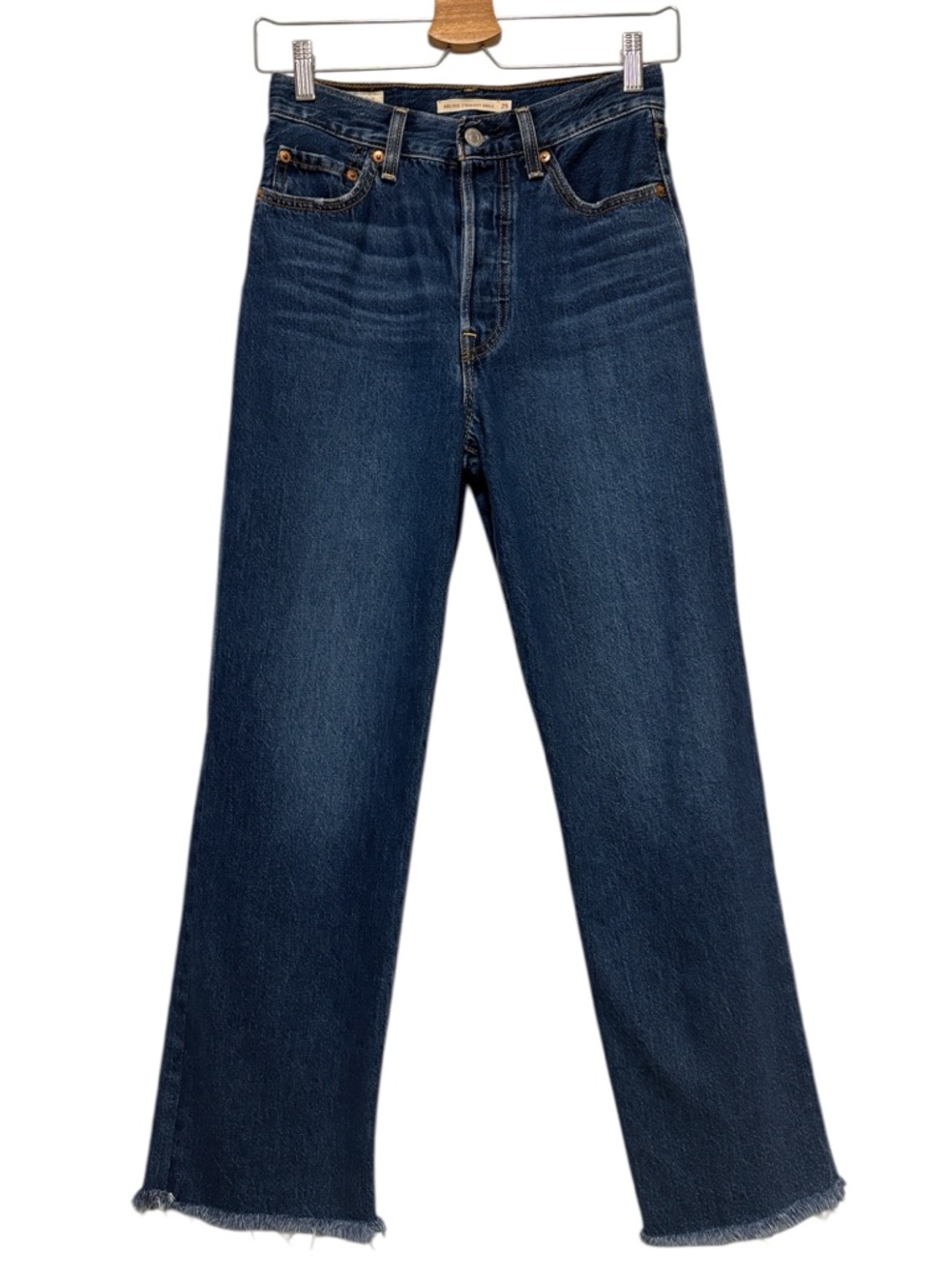 LEVI’S Ribcage Straight Ankle Jeans